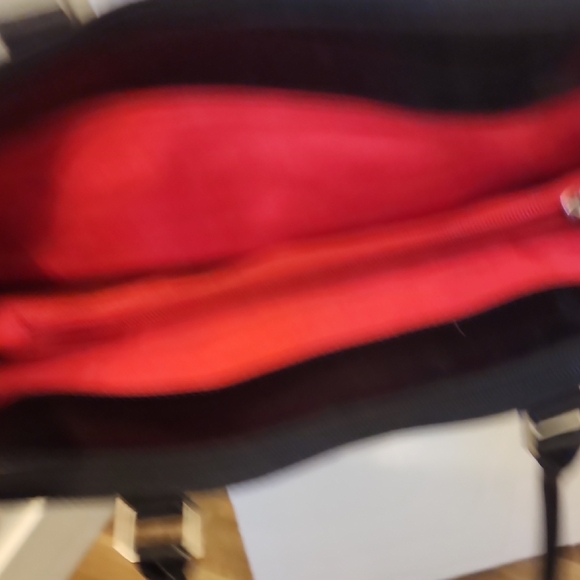 HOBO Vintage Y2k Grunge Classic Black Genuine Leather Shoulder Bag - Picture 7 of 10